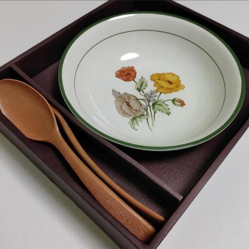 【未使用】Noritake / Image Stone 大皿 ※オマケ付 ノリタケ プレート フラワー 花柄
