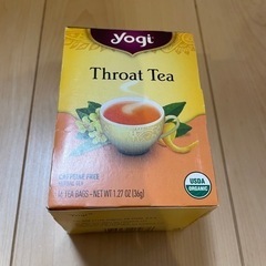 ハーブティー　throat tea
