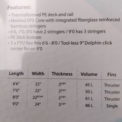 サーフボード8.0フィート