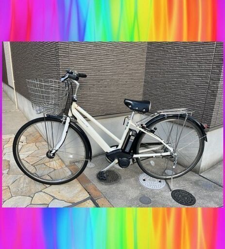 バッテリーほぼ新品　8.9Ah8段変速！YAMAHA　ヤマハ　パスシティL　電動自転車　電動アシスト自転車　中古　27インチ　8114