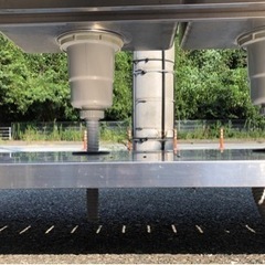 ⭐︎中古品　タニコ　ソイルド2槽シンク(ダクト付き)  1430×750×820mm  厨房用品⭐︎