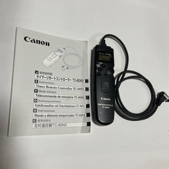 Canon タイマーリモートコントローラー