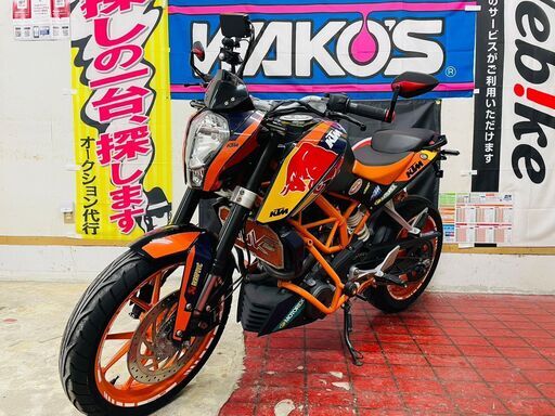 【実動】KTM 250DUKE デューク ABS カスタム車両 ローン分割払い可 配送可 千葉県木更津市発