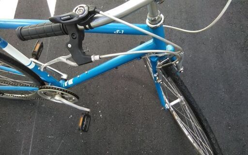 クロスバイク ARRANGE BIKE S-1 6段変速 ブルー 第二段 配送無料 (アキ  