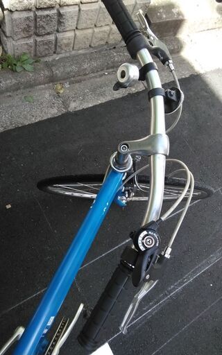 クロスバイク ARRANGE BIKE S-1 6段変速 ブルー 第二段 配送無料 (アキ  