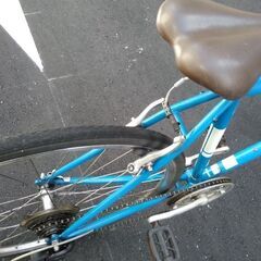 クロスバイク ARRANGE BIKE S-1 6段変速 ブルー 第二段 配送無料