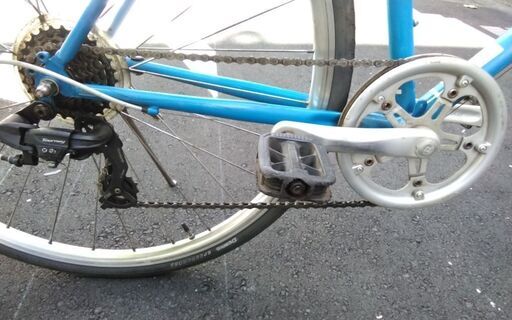 クロスバイク ARRANGE BIKE S-1 6段変速 ブルー 第二段 配送無料 (アキ  