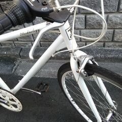 クロスバイク 21テクノロジー 6段変速 ホワイト 配送無料