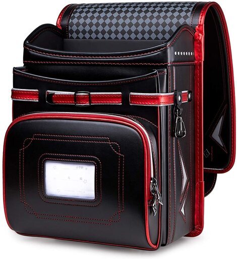 【新品】大人気 男の子ランドセル 高級合皮 6年保証 全国送料無料 スクールバック 小学生通学カバン ファイアモデル ブラック+レッド② 新品】大人気 男の子ランドセル 高級合皮 6年保証 全国送料無料