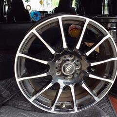 17インチアルミ 17x7J 5H +48 PCD100-スタッドレス早期割引!!JB74 