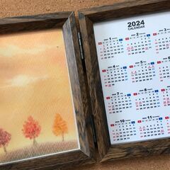 ３色パステルアート教室いろいろinレンタルスペース　カレンダー作り