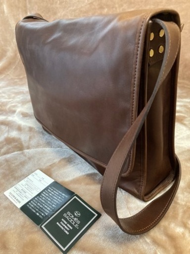 ソメスサドルsomes saddle ショルダーバッグ　メンズ　本革フルレザー