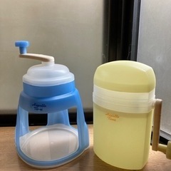 かき氷機　＆  クラッシュアイス機