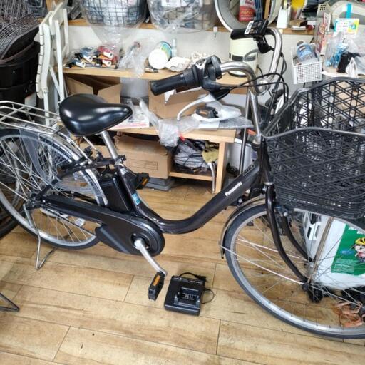 [受渡し完了しました] 高年式 パナソニック電動アシスト自転車 26インチ 内装3段ギヤ ダークブラウン 整備済