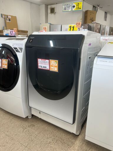 IoT洗濯機❕ 11㎏ドラム洗濯機❕ 2022年製❕ ゲート付き軽トラ”無料貸出❕R3950