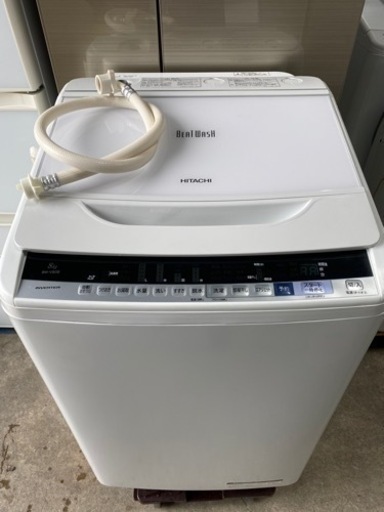HITACHI 洗濯機 8kg BW-V80B 2017年製●E084M342