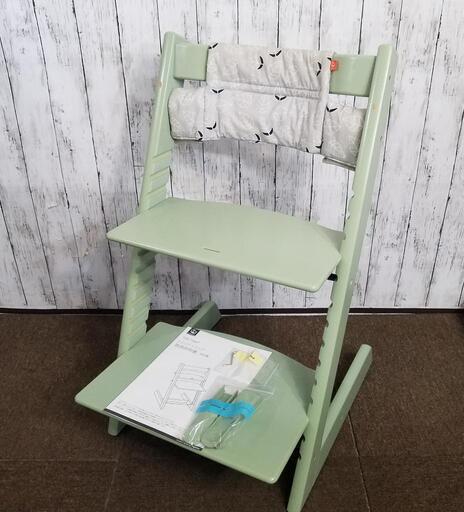 STOKKE/ストッケ TRIPP TRAPP/トリップトラップ シリアル6番代 モスグリーン チャイルドチェア/子供椅子/ベビーチェア　\n