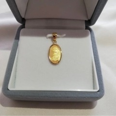 純金　マリア　ペンダントトップ　スイスパンプ社製　マリアコイン 総重量約1.4g