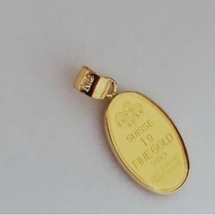 純金 マリア ペンダントトップ スイスパンプ社製 マリアコイン 総重量