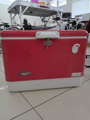 ★ジモティ割あり★ Coleman クーラーボックス レッド H42×D40×W60 クリーニング済み HJ669