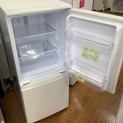 SHARP シャープ 2ドア冷蔵庫 SJ-D14B 2016年製【トレファク 川越店】