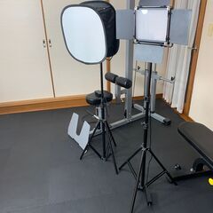 【ネット決済】撮影用照明器具2台セット