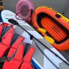 サップ・ボート・浮き輪セット