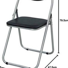 パイプ椅子(山善YZX-08SB) 13個(個別売り可能)