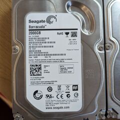 ハードディスク Seagate HDD 2TB ST2000DM001