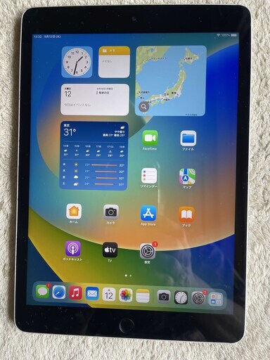 iPad 第９世代 A2602 Wi-Fi silver ６４GB  バッテリー１００% 10.2インチ