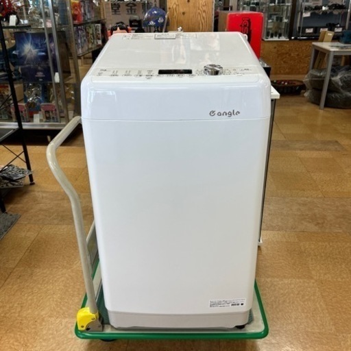 容量7kg‼️e angle 全自動洗濯機 ホワイト ANG-WM-B70-W 2022年製