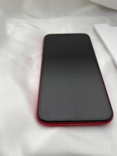 iPhone XR 256GB レッド　赤　作動良好　SIMフリー　Apple購入品　　新品保護シート付