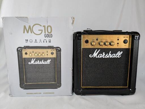 極美品　Marshall マーシャル ギターアンプ　mg10g mg10cf gold エレキギター　歪み　クリーン