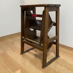 【引渡済】木製踏み台　2段
