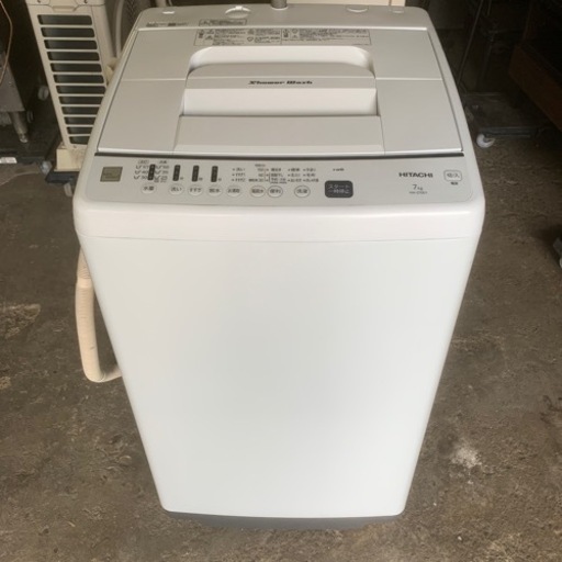 【美品】HITACHI 全自動電気洗濯機 NW-Z70E7形 7kg 2020年製