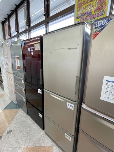 ⭐SHARP(シャープ) 350L冷蔵庫 定価￥64,580 SJ-WA35A 2014年 どっちもドア搭載⭐16