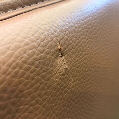 【愛品館八千代店】2人掛本革ソファ(BR)