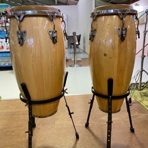 木製ウッドコンガ Pearlパール スタンドセット