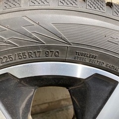 225/55/r17 スタッドレスタイヤ＆ホイール4本 