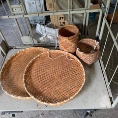 竹製　カゴセット