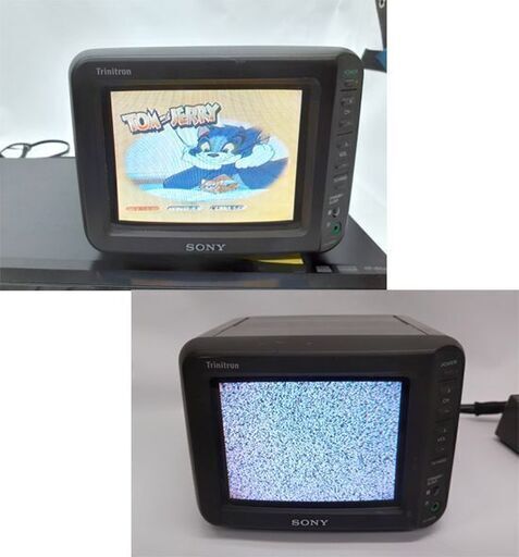 レトロ SONY ポータブルブラウン管テレビ トリニトロン KV-6AD3