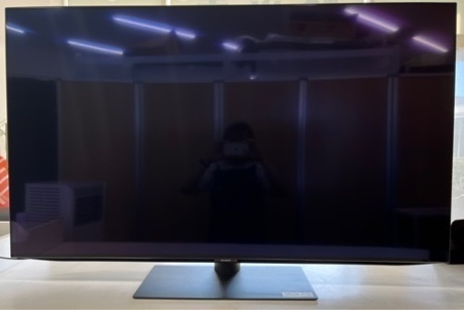 ＊【美品】シャープ アクオス SHARP AQUOS OLED 4T-C55DQ2 [55吋] 2022年製 液晶テレビ 55インチ テレビ リモコン付き