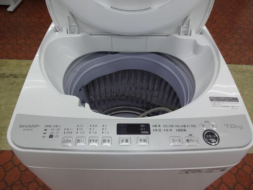 ID 364516　洗濯機7K　シャープ　２０２１年製　ES-GE7E