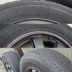 ハイエース 200系 ブリヂストン アルミホイール NR280 タイヤ付き