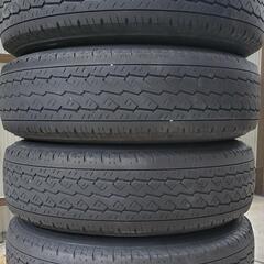 ハイエース 200系 ブリヂストン アルミホイール NR280 タイヤ付き