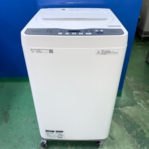 ⭐️SHARP⭐️全自動洗濯機　2019年 5.5kg 美品　大阪市近郊配送無料