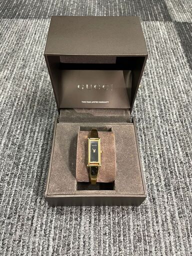 A3684　GUCCI ゴールド レディース 電池無しジャンク品【SALE商品】