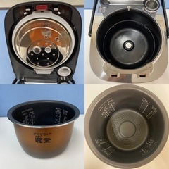 I759 🌈 ジモティー限定価格！2021年製の美品♪ Panasonic スチーム＆可変圧力IH炊飯ジャー 10合炊き ⭐ 動作確認済 ⭐ クリーニング済