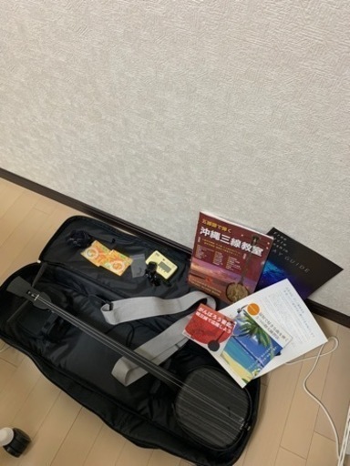 三線セット　直接お取り引きしていただける方2000円で。