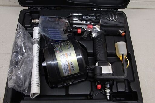 HITACHI 日立工機 90mm 高圧ロール釘打機 NV90HR Hitachi 釘うち (D5187aaxwY)